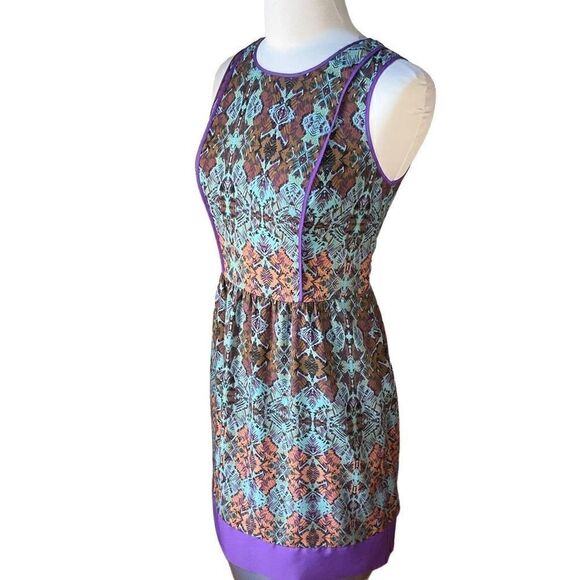 Charlie Jade Kaleidoscope Tank Dress With Pockets, S/P. Funky - Picture 1 of 10